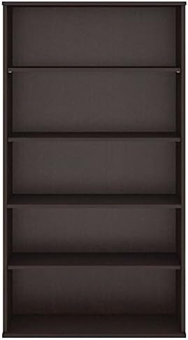 5 Shelf Bookcase in Mocha Cherry C4862