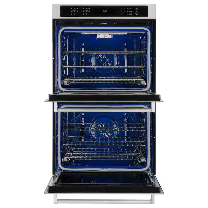 27 in. Double Electric Wall Oven Self-Cleaning with Convection in Stainless Steel B563