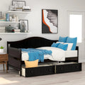Wood Daybed with Storage Drawers N715