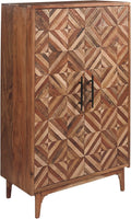 Brown 2-Door Accent Cabinet A215312
