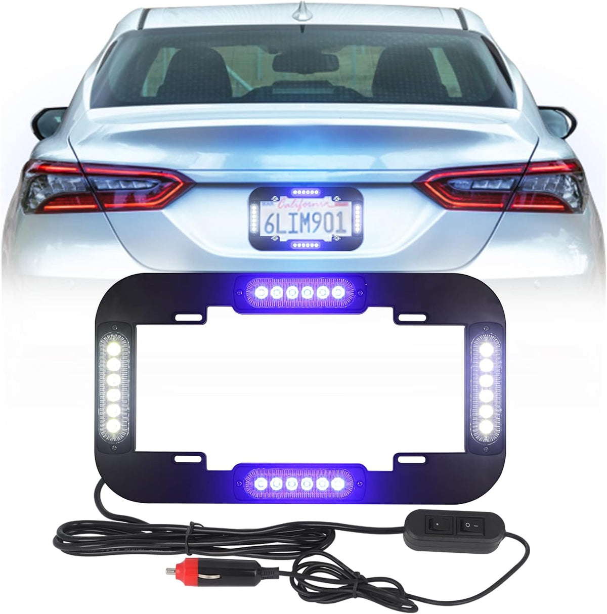 Emergency Strobe Lights 13.5 inch 24 LED Pack of 2 U6855