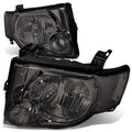Smoked Housing Clear Corner Headlamp Pair H2671