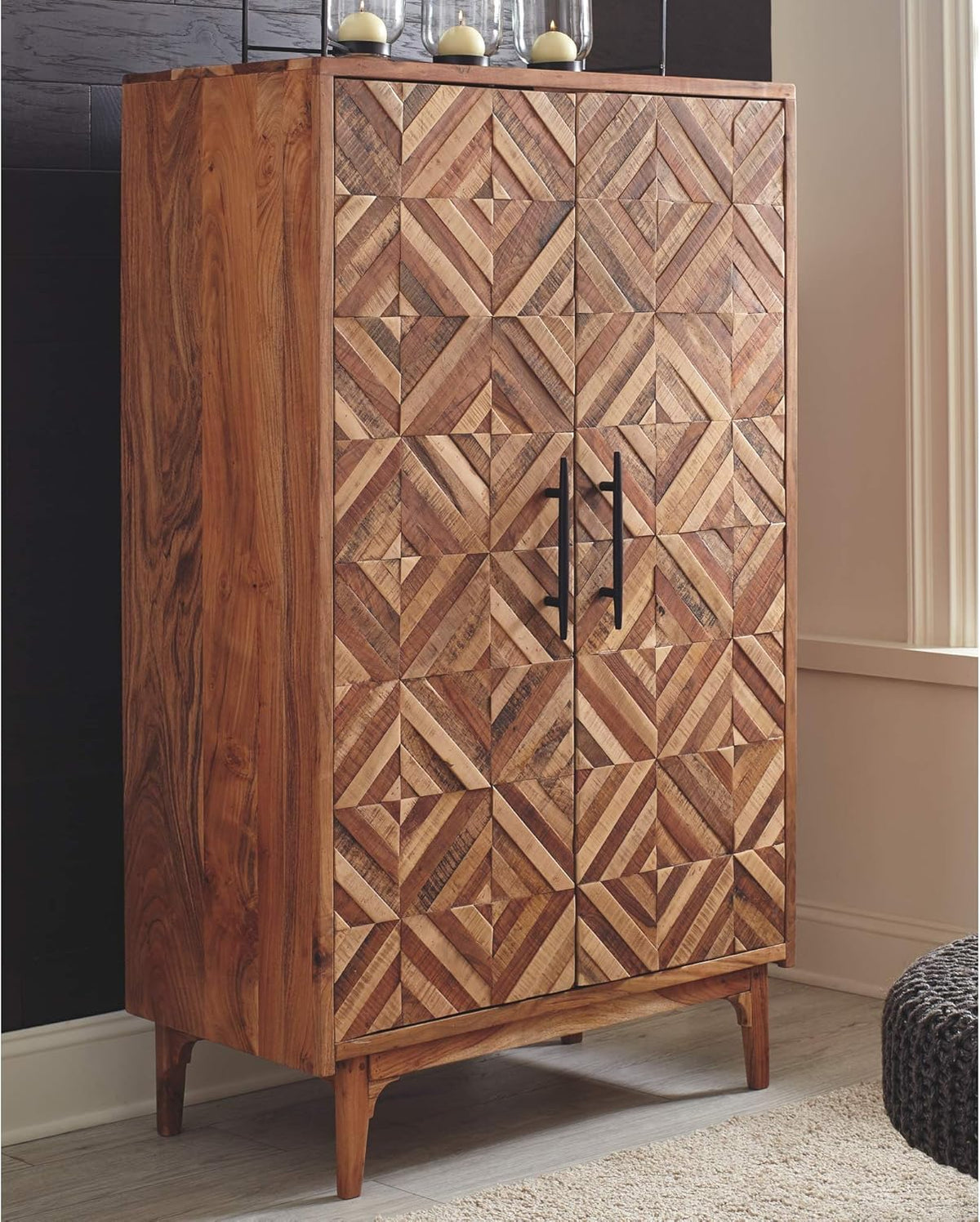 Brown 2-Door Accent Cabinet A215312