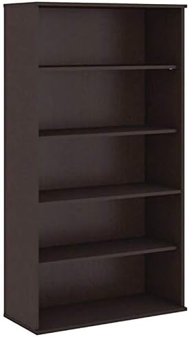 5 Shelf Bookcase in Mocha Cherry C4862