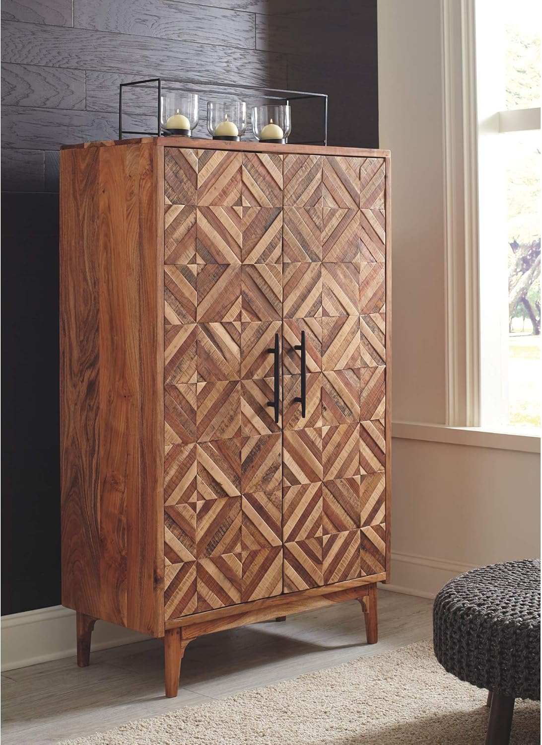 Brown 2-Door Accent Cabinet A215312