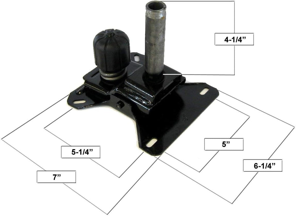 Replacement Chair Base for Swivel Tilt Caster Chairs (Set of 2) U9111