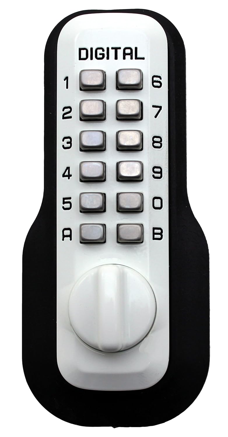 Mechanical Keyless Entry Deadbolt Door Lock Satin Nickel Finish T767