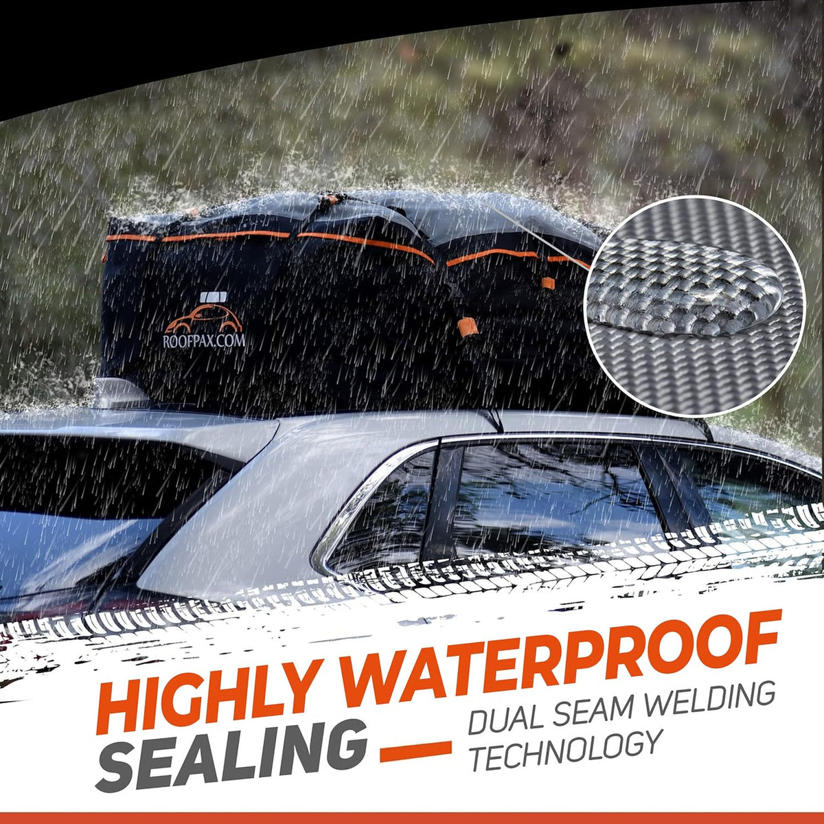 19 Cubic Feet Waterproof Car Roof Bag & Rooftop Cargo Carrier K303928