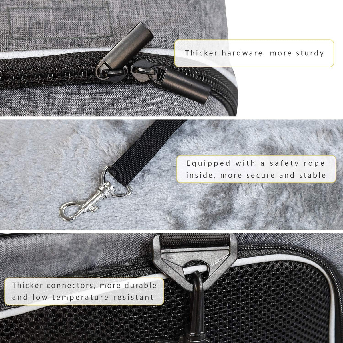 Airline Approved Soft Sided Expandable Collapsible Pet Carrier O6479