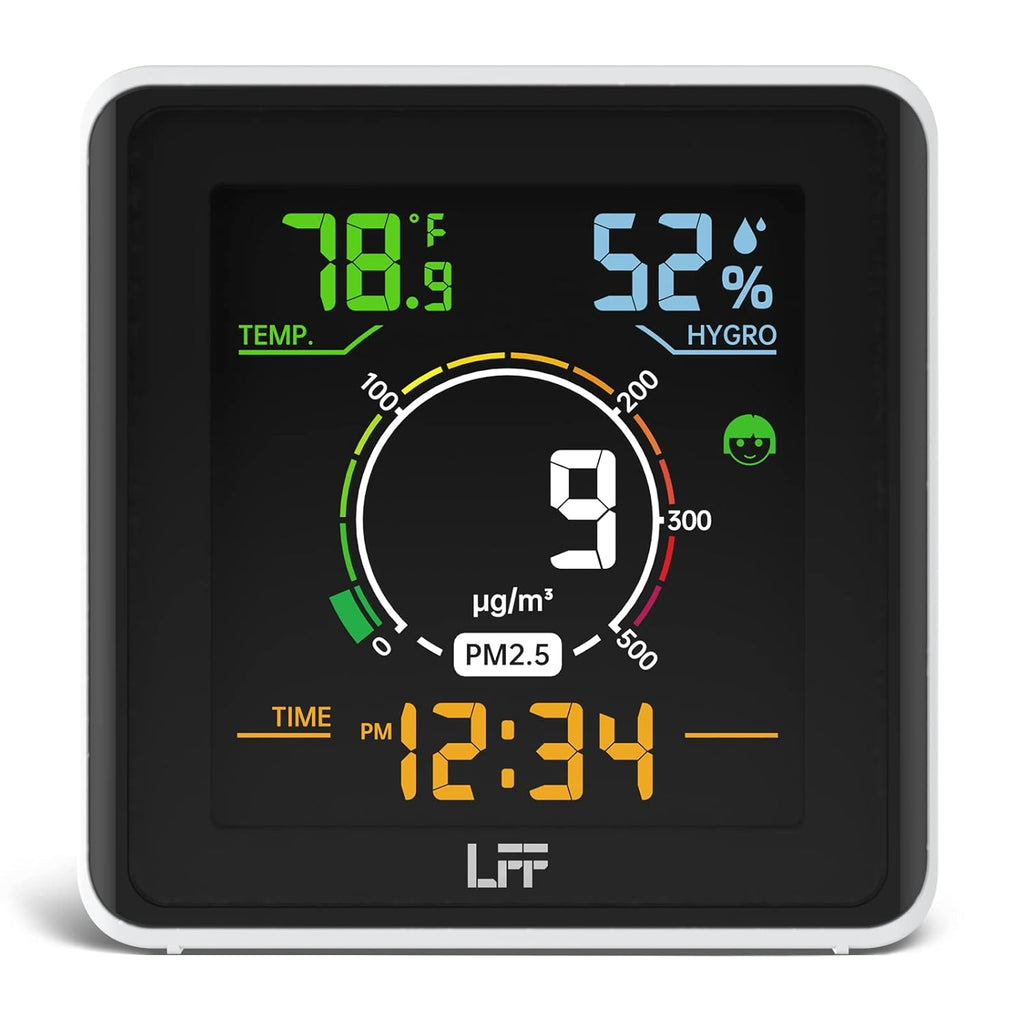 Indoor Air Quality Monitor PM2.5 Temperature Humidity Meter C30347