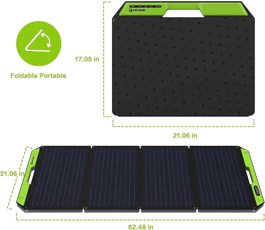 120W Foldable Portable Solar Panel Charger L84494