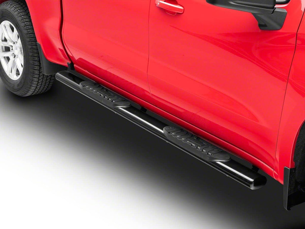 Black 5-Inch Oval Side Step Bars O48232
