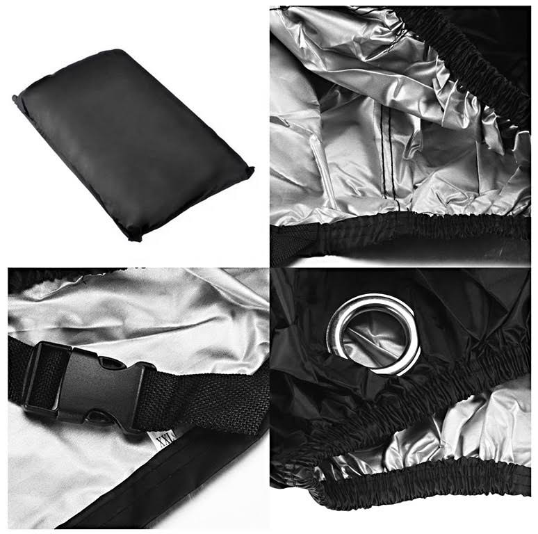 Black Outdoor Tarpaulin Cover J390178