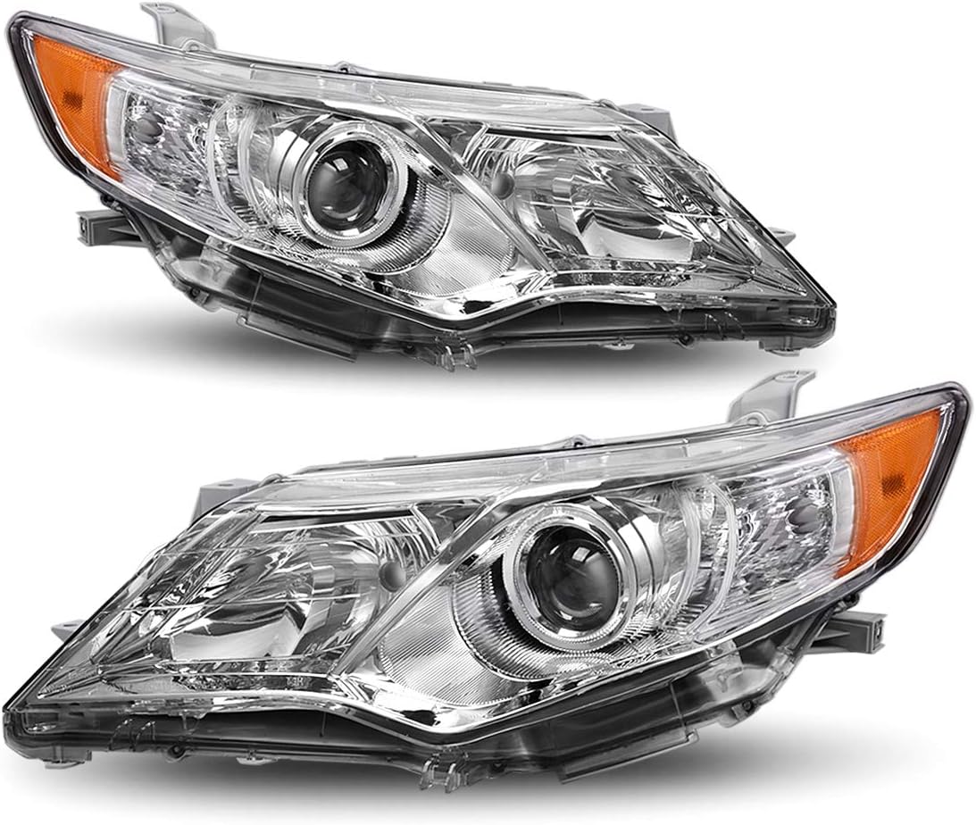 Headlight Assembly with Chrome Housing Clear Lens Q55572