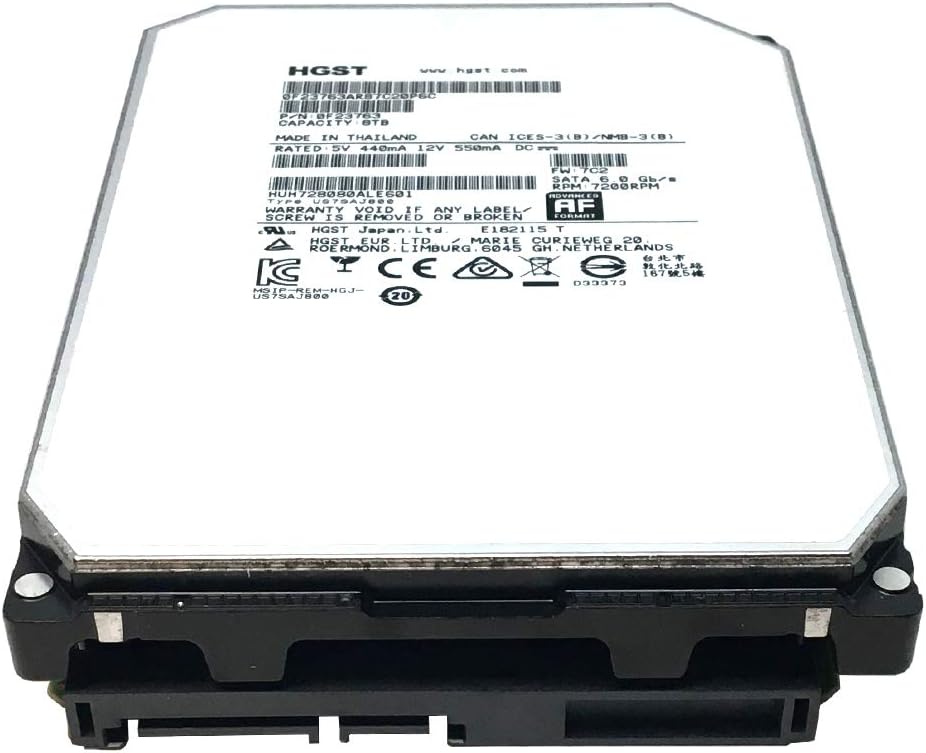 8TB 7200RPM 128MB Cache SATA 6.0Gb/s 3.5in Enterprise Hard Drive H6010