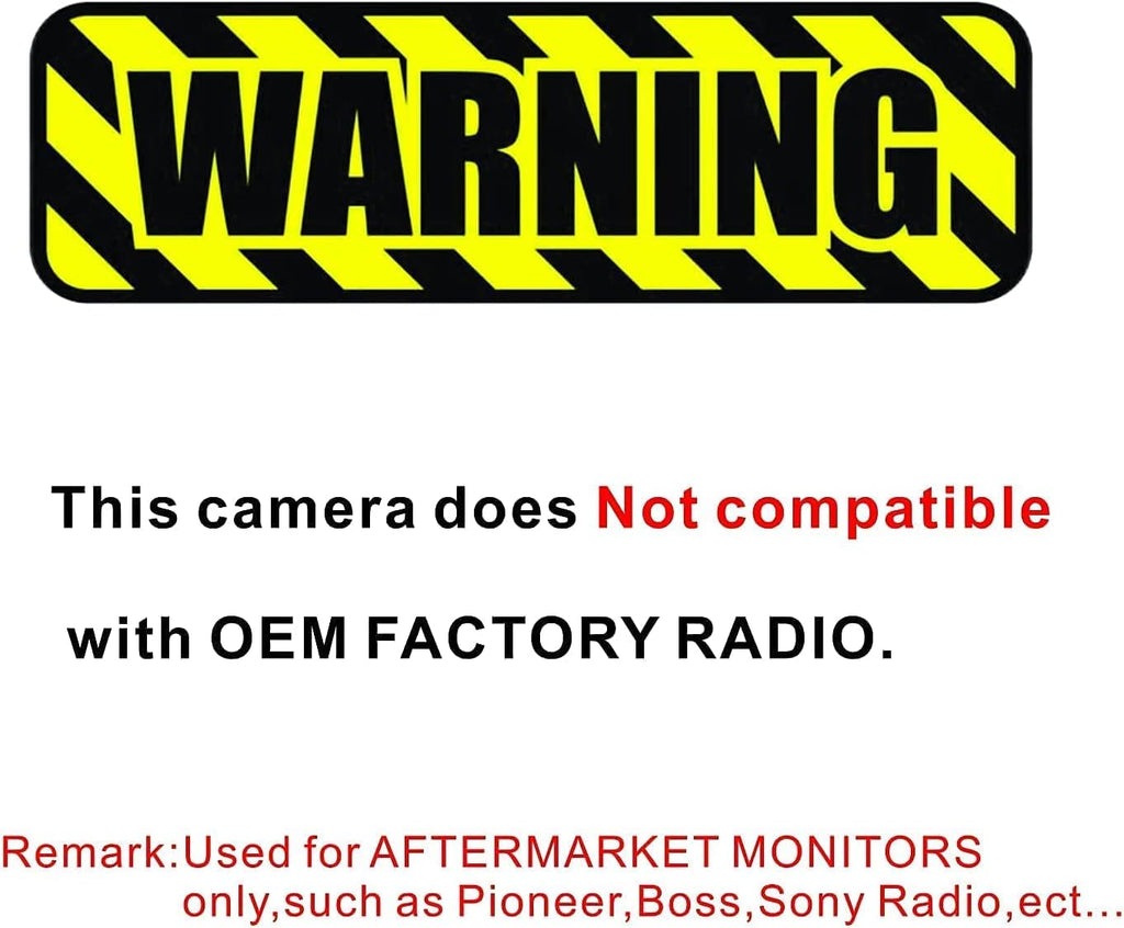 Replacement Emblem Reverse Backup Camera M3357