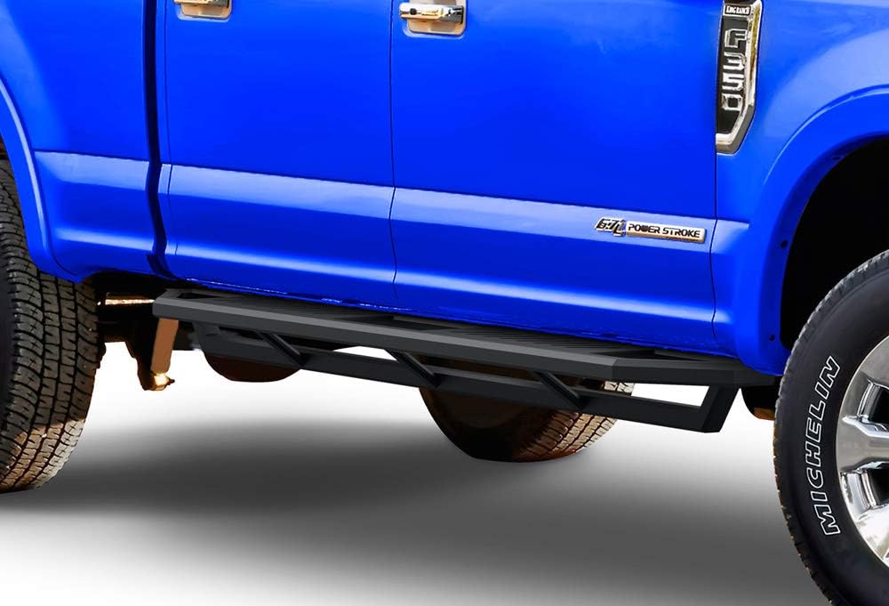 Aluminum Running Boards Compatible with Ford F250 F350 Super Duty Crew Cab X18338
