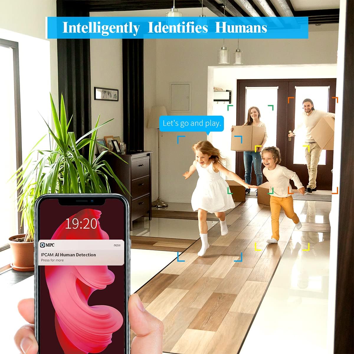2K Wireless Security Camera System with 2TB Hard Drive, 4Pcs Outdoor Cameras L6439