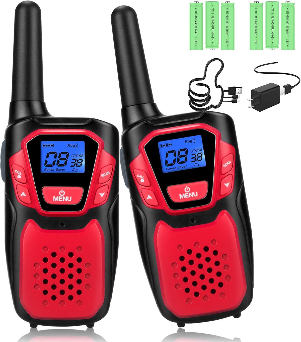 Rechargeable Long Range 2 Way Radio 3 Pack X8602