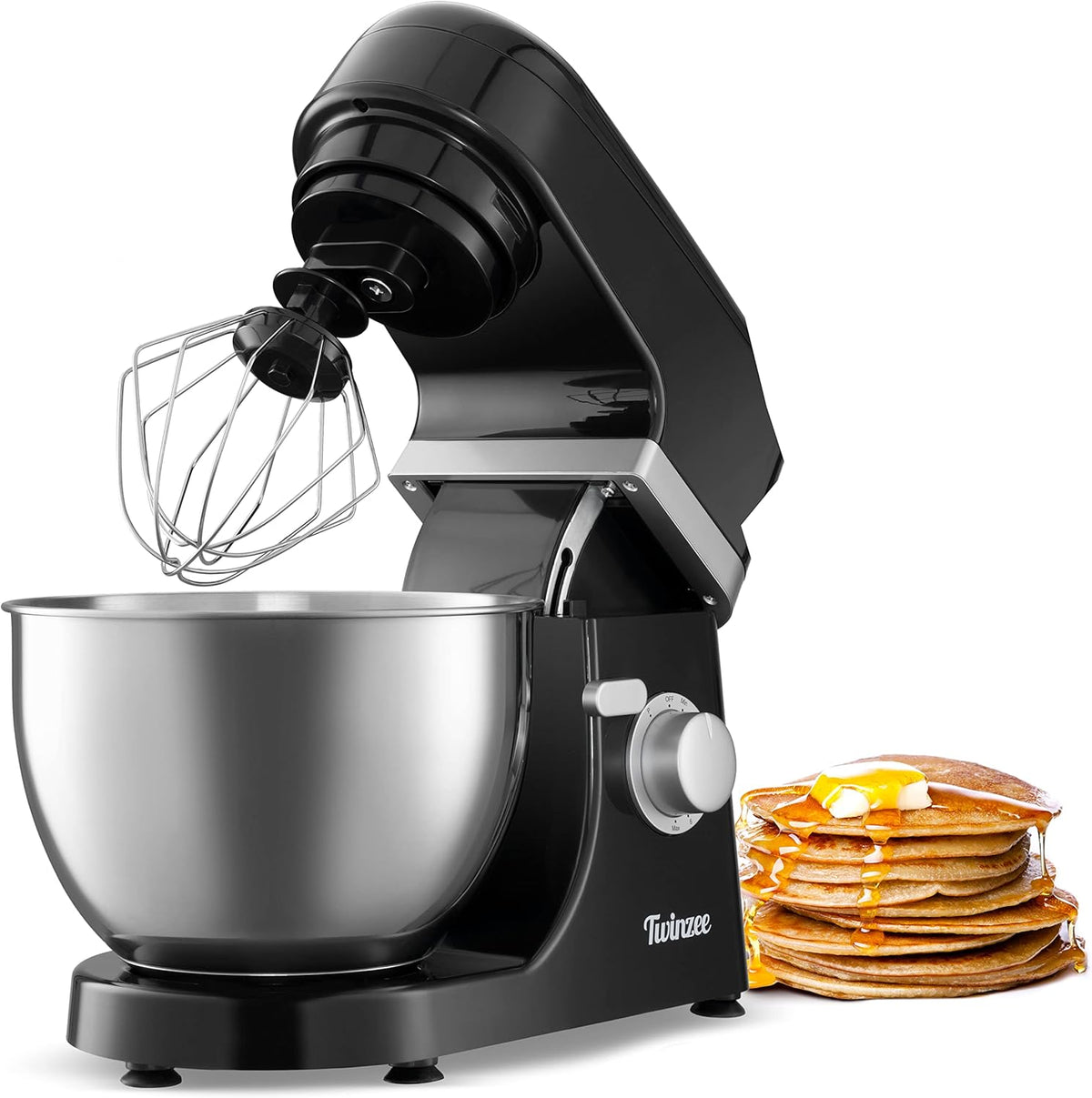 Electric Stand Mixer with Tilt Head, 600 W, 6-Speed, 3 Attachments U67309
