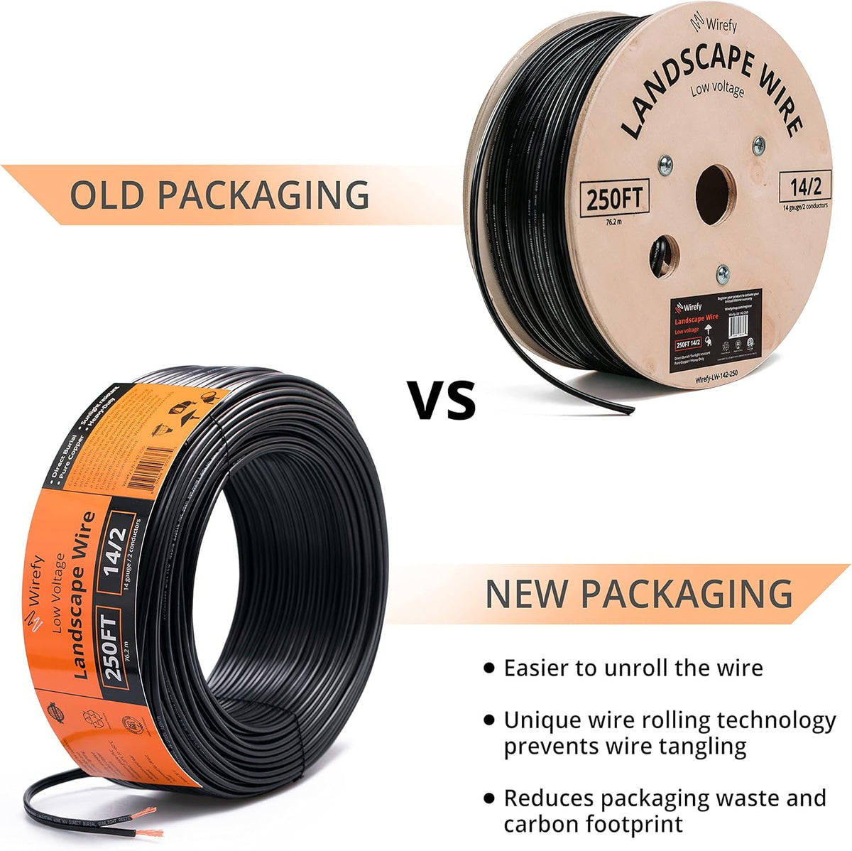 14-Gauge 2-Conductor 250 Feet Landscape Lighting Wire Q9895