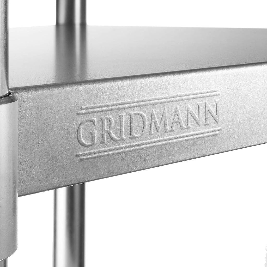 Stainless Steel Commercial Kitchen Prep & Work Table with 4 Casters A616