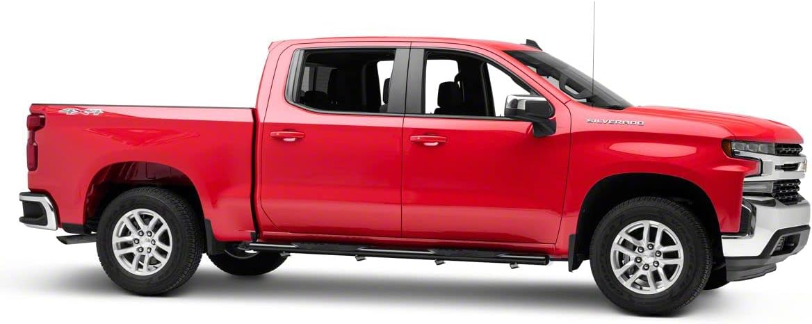 Black 5-Inch Oval Side Step Bars O48232