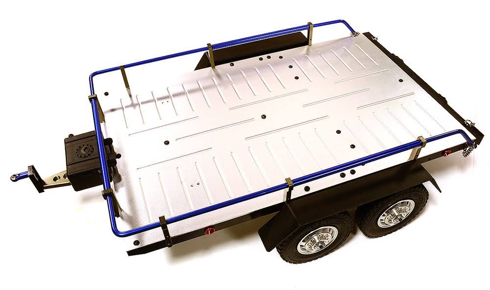 Flatbed Dual Axle Car Trailer Kit 1/10 N361