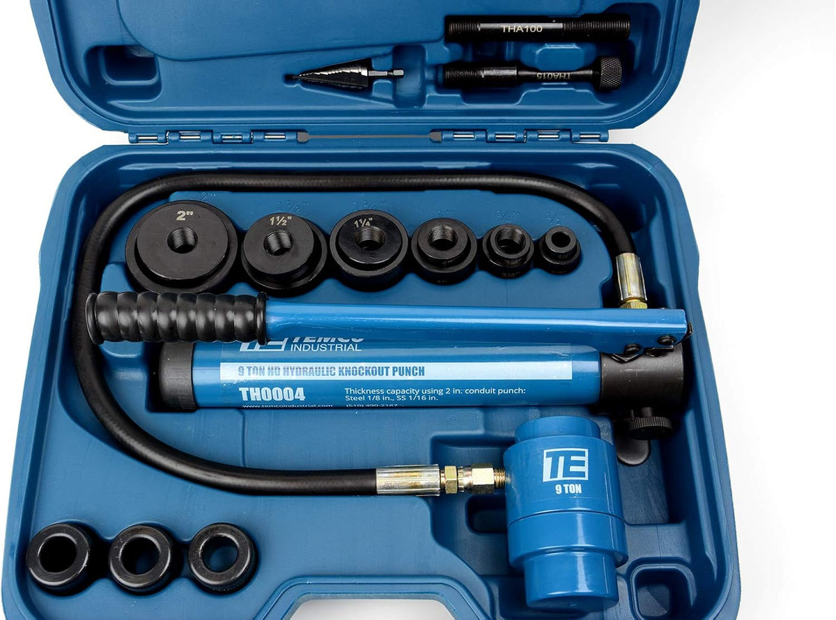 Hydraulic Knockout Punch Electrical Conduit Hole Cutter Set M7413