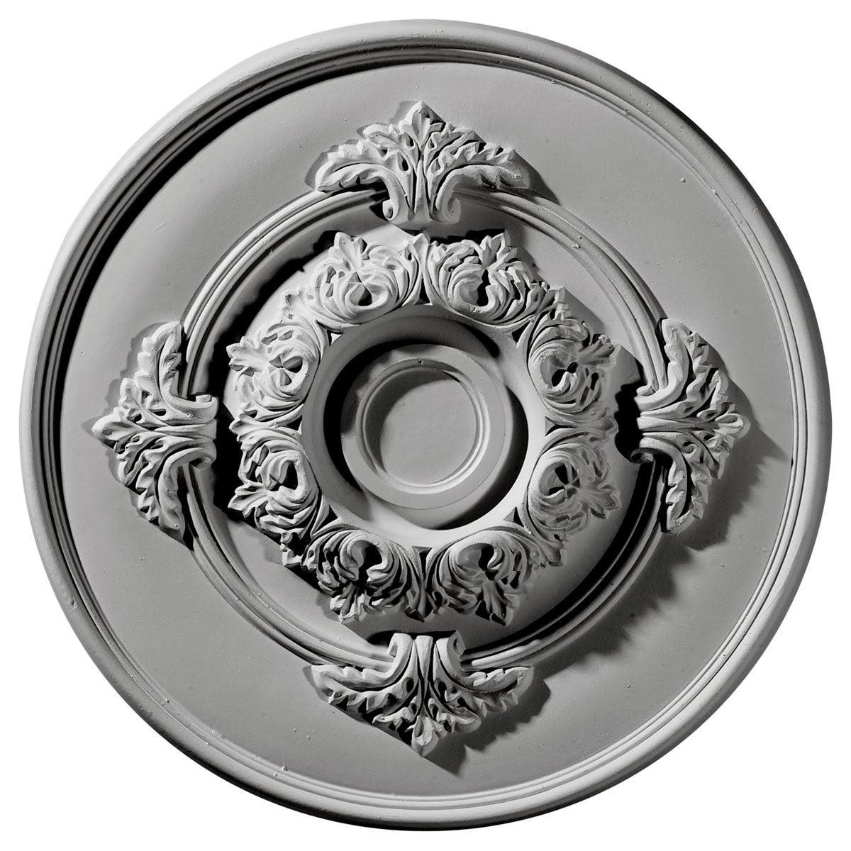 Hand-Painted Burnished Mahogany Ceiling Medallion E868592
