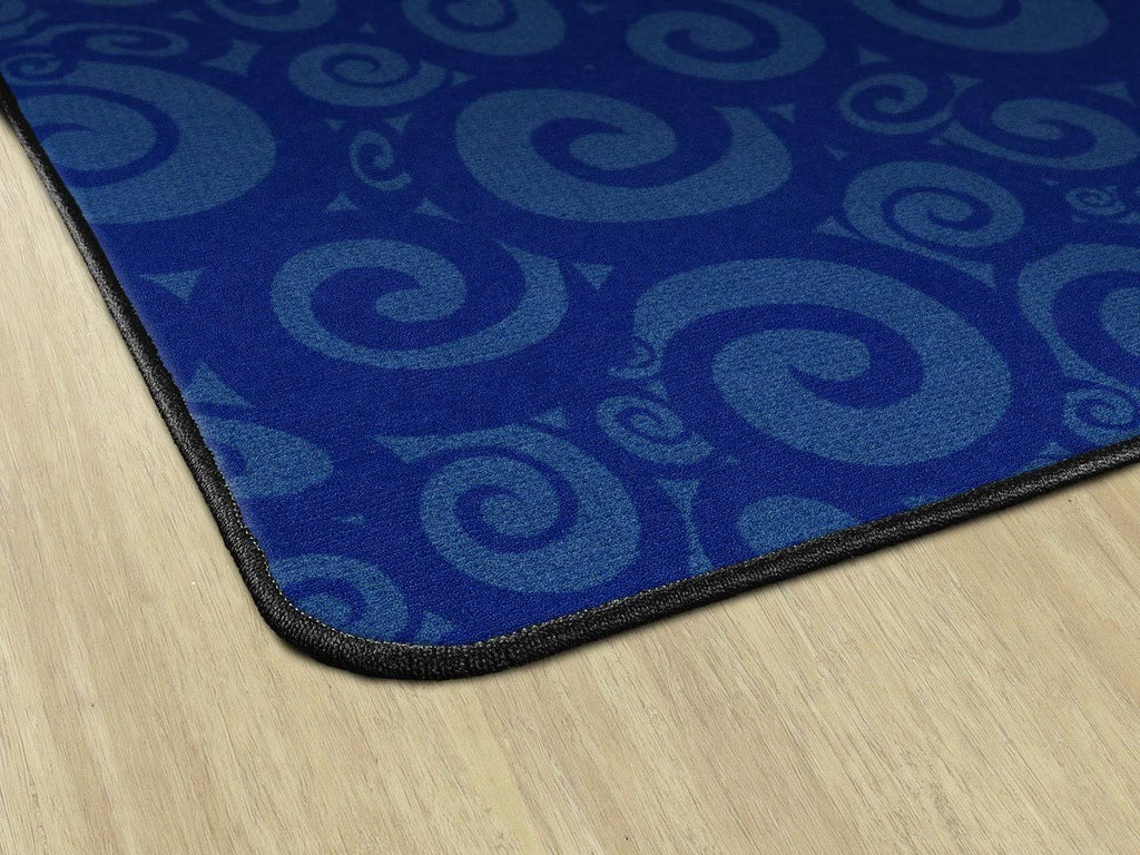 Blue Tone on Tone Carpet 10'6 x 13'2 K1738