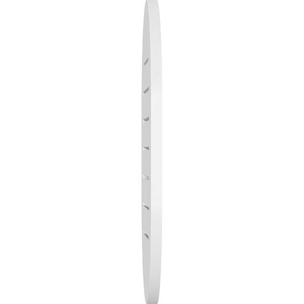 Vertical Round Ended Surface Mount PVC Gable Vent L512564