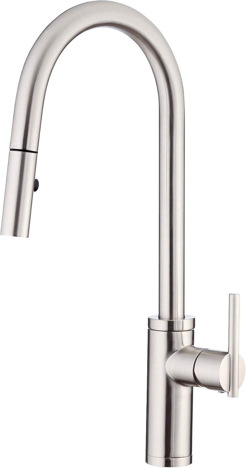 Stainless Steel Pull-Down Kitchen Faucet T66211