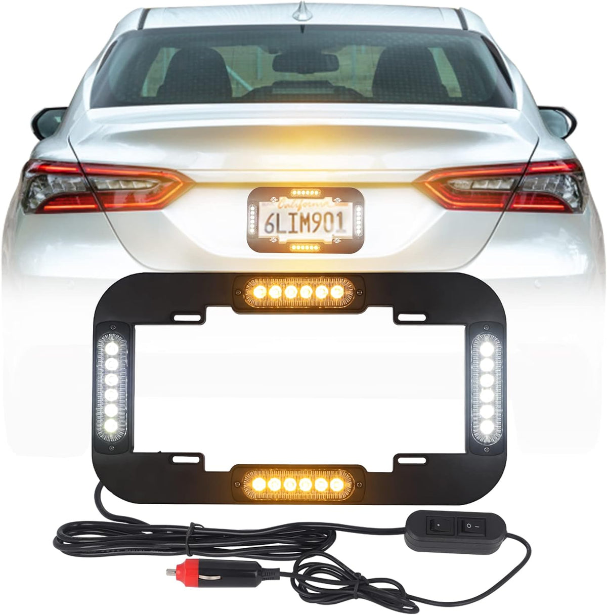 Emergency Strobe Lights 13.5 inch 24 LED Pack of 2 U6855