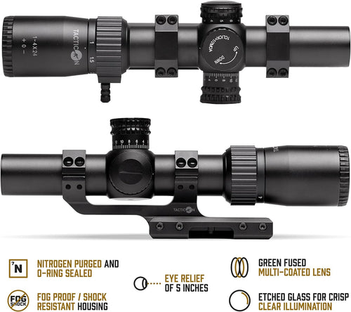 1-4x24mm LPVO Scope with Cantilever Mount I341