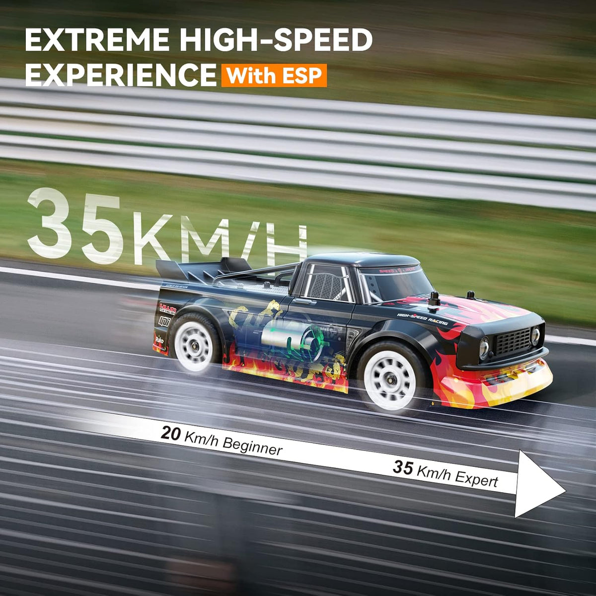 High Speed 4WD Remote Control Rally Car with 2 Batteries E334645