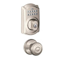 Satin Nickel Keypad Electronic Door Lock Deadbolt and Knob Z224467