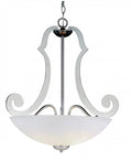 Three Light Laser Cut Pendant in Polished Chrome C88779