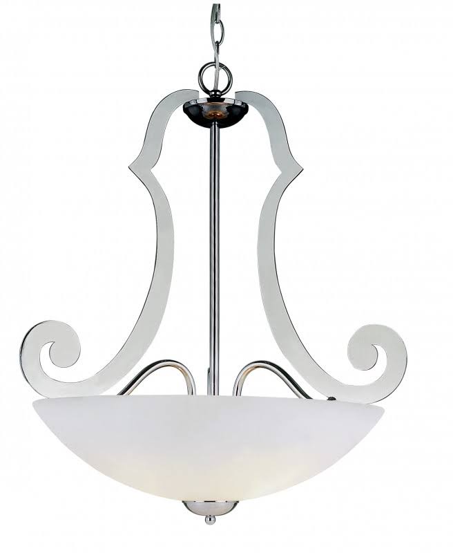 Three Light Laser Cut Pendant in Polished Chrome C88779