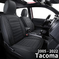 Water Proof Faux Leather Seat Covers, Black & Gray 2 pcs M962