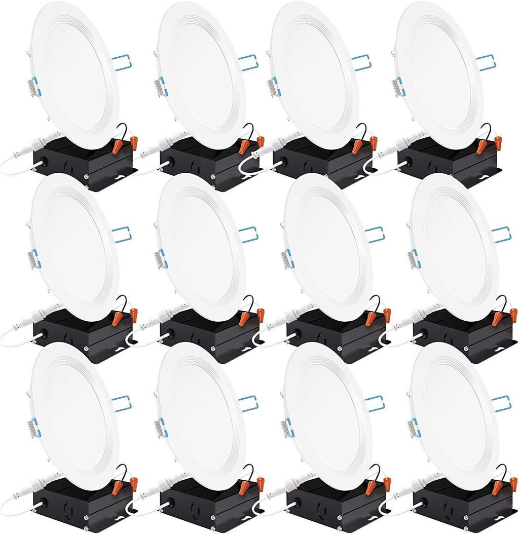 12 Pack 4 Inch Ultra Thin LED Recessed Ceiling Lights H999