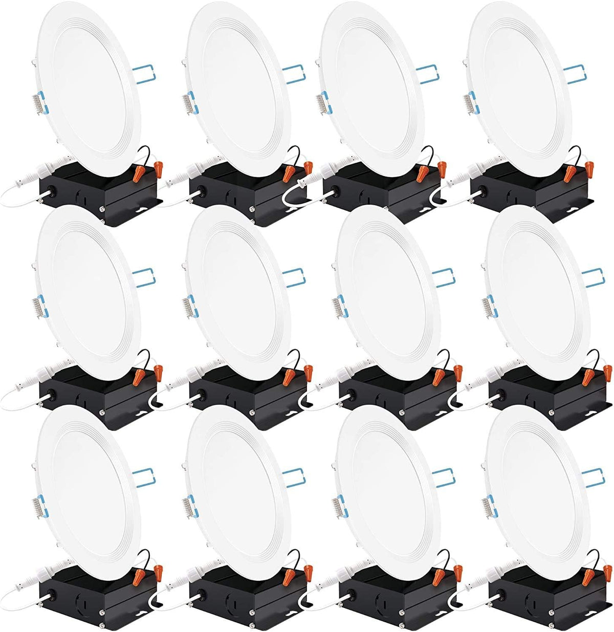 12 Pack 4 Inch Ultra Thin LED Recessed Ceiling Lights H999