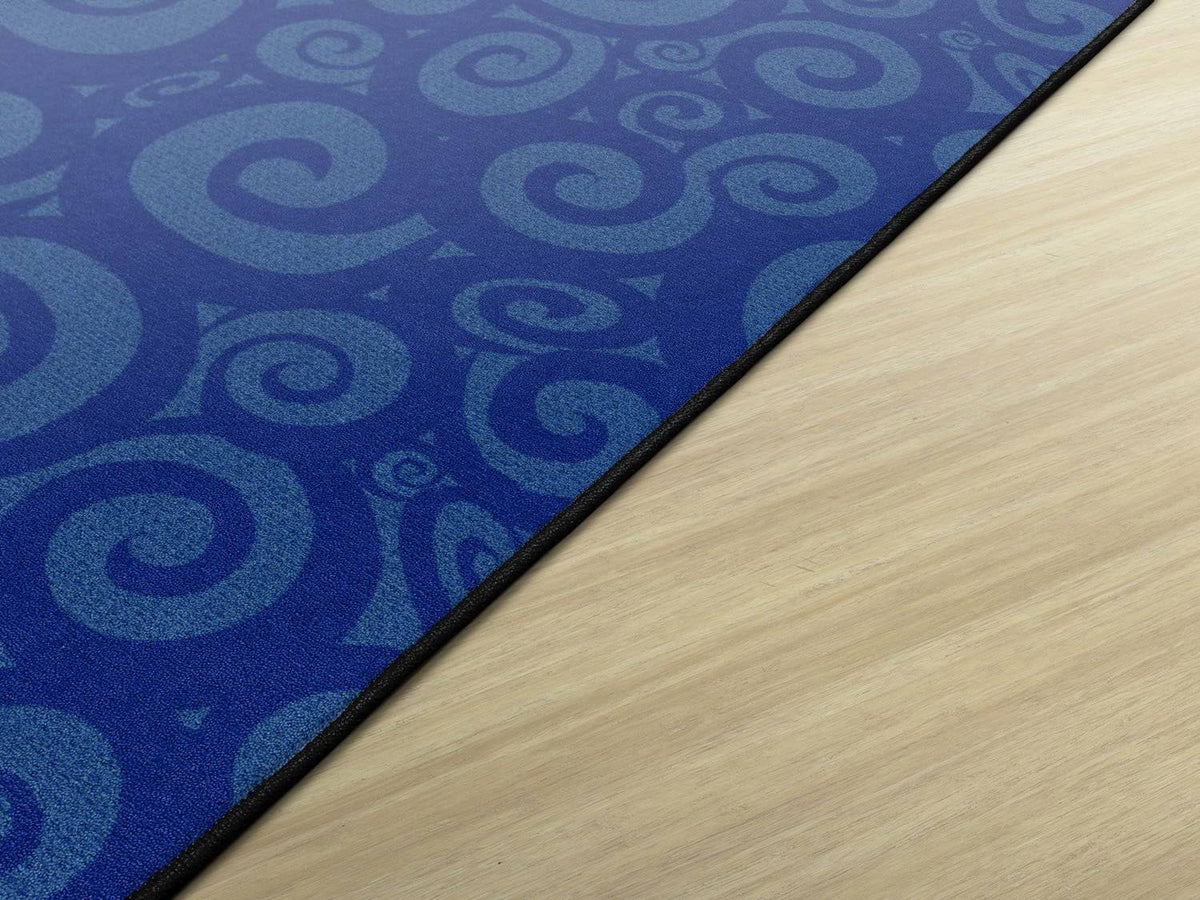 Blue Tone on Tone Carpet 10'6 x 13'2 K1738