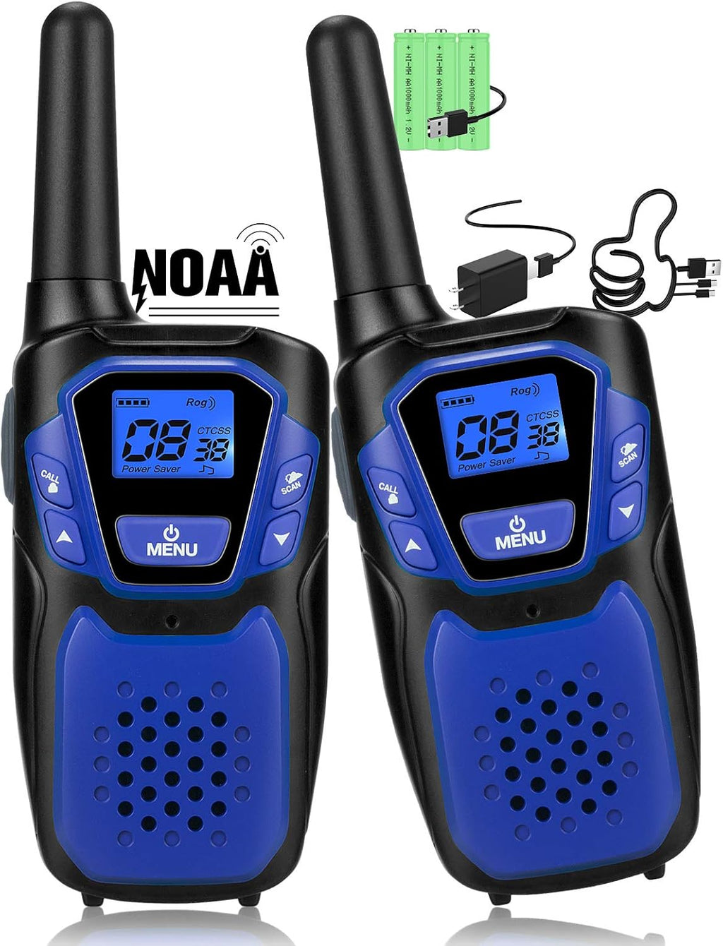 Rechargeable Long Range 2 Way Radio 3 Pack X8602