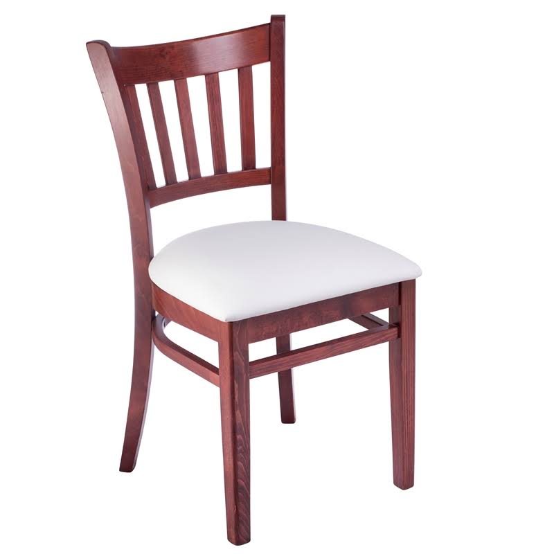 Mahogany Vertical Side Chair Set of 2 Z556106