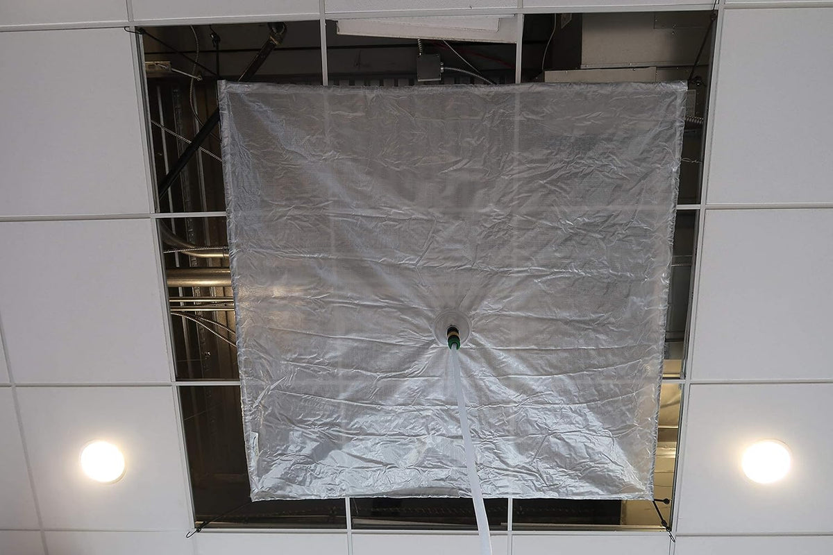 Ceiling Tile Leak Diverter Kit 5' x 5' with 15ft Hose E1330
