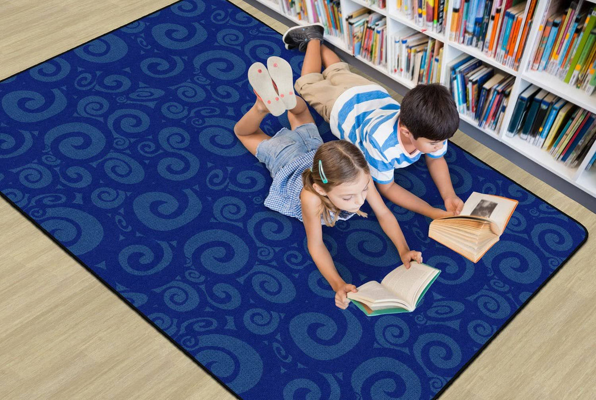 Blue Tone on Tone Carpet 10'6 x 13'2 K1738