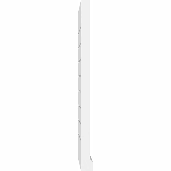 Vertical Surface Mount PVC Gable Vent W6471