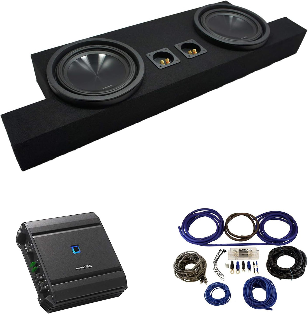 2004-2012 GMC Canyon Crew Cab Dual 10 Subwoofer Box Enclosure E477198