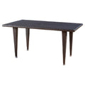Rectangle Wicker Table Multi Brown D65154